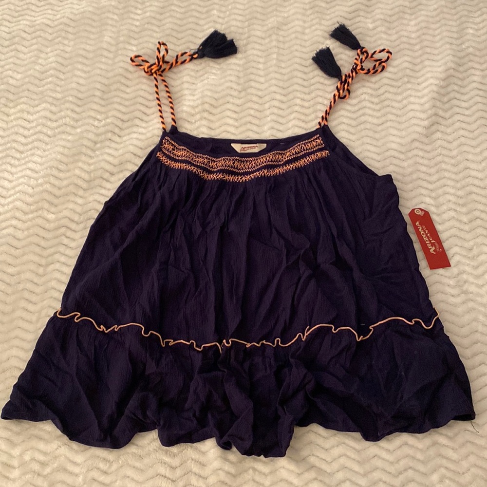Navy blue summer tank